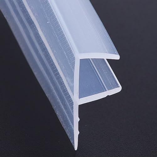 Duschdichtung 200 cm, Duschtürdichtung für mm, Duschtür Dichtung Duschdichtung, Ersatzdichtung Wasserabweiser Dusche Glastür (F - 8mm)