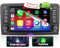 RICBAFEE 8 Zoll Autoradio für Benz ML W164 ML350 GL X164 GL320 GL450, Android 13 Touchscreen-Autoradio mit CarPlay Lenkradsteuerung Bluetooth GPS MirrorLink Rückfahrkamera (2+32GB 4Core)