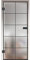 HORI Loft Glastür aus ESG-Sicherheitsglas: Modernes quadratisches Design Glastür Innentür für Wohnräume als stilvoller Raumteiler oder Raumtrenner – Unsere hochwertige Tür aus satiniertem Milchglas