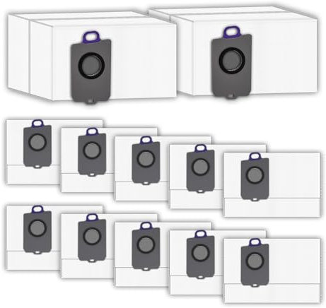 (12 Stücke) Freo Z Ultra Ersatzstaubbeutel kompatibel mit Narwal Flow, Freo Z Ultra, Freo Z10, Freo Z10 Ultra -Staubsauger, Zubehör Staubbeutel für Freo Z Ultra -Roboter -Vakuum, Sammeln von Beuteln