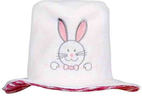 Ranley Osterhasen-Zylinderhut,Hasen-Zylinderhut - Hasen-Zylinderhut aus Samt für Ostern Party Hut | Lustiges Kostüm
