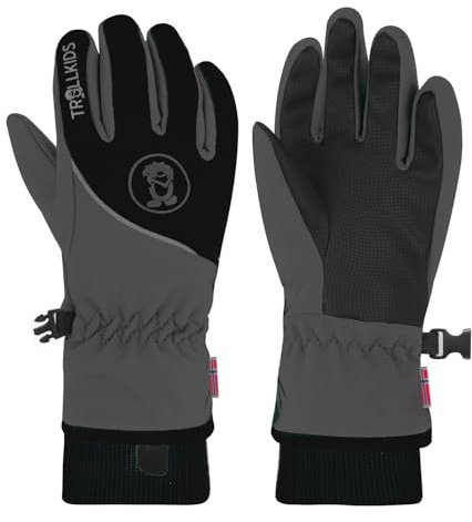 Trollkids Kids Trolltunga Glove 70, Dark Grey
