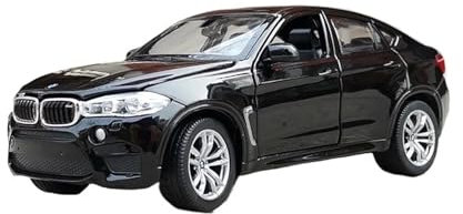 YCNXEB Miniatur Modelle 1 24 Für BMW X6M SUV Legierung Auto Druckguss Spielzeug Fahrzeuge Auto Modell Miniatur Maßstab Modell Auto Enthusiasten Sammlerstücke Originalgetreue Nachbildung(Schwarz)