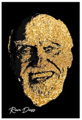 WebeRt Ram Dass Portrait Canvas Poster Bedroom Decor Landscape Office Room Decor Gift 12x18inch(30x45cm)