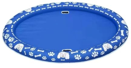 Générique Radeau Gonflable Résistant pour Chien, Matelas Piscine