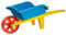 Mookie Androni Estivo Carriola Rodos Smontata 6300 0001 - Set di attrezzi da giardinaggio in plastica con 4-5 vasi e cestino separato - Rosso o Blu casuale
