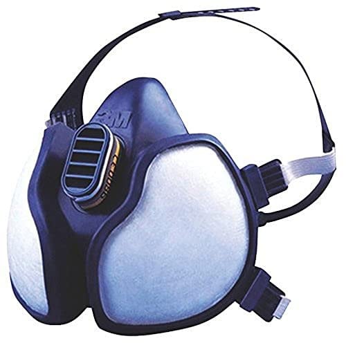 3m 4255 FFA2P3 MANUTENZIONE MANUTENZIONE MEZZA GRATUITA, BLU / BIANCO