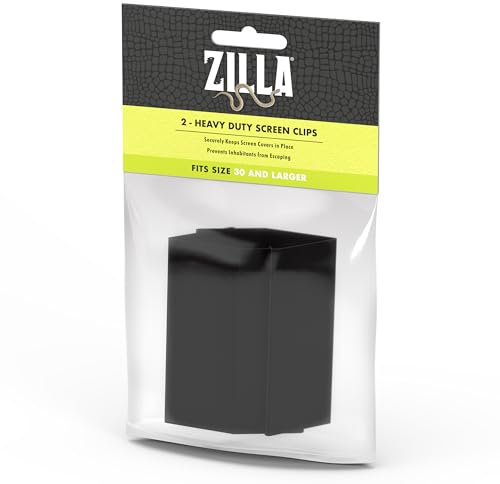 Zilla Terrarium-Abdeckung für Reptilien, robust, Lg 30G+, 2 Stück