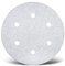 MENZER White Klett-Schleifscheiben, 225 mm, 6-Loch, f. Trockenbauschleifer, Normalkorund (5 Stk.) K40