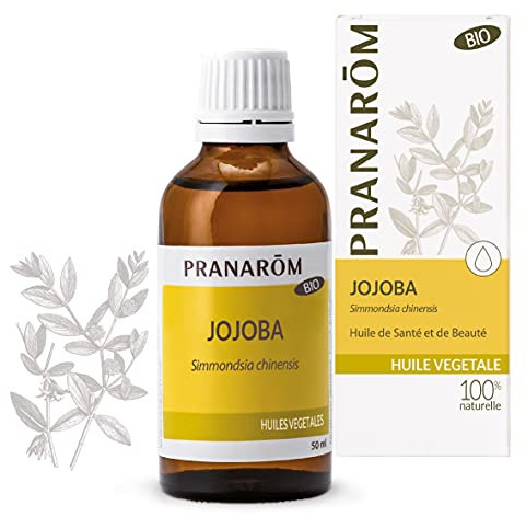 Pranarôm - Jojoba BIO - Huile Végétale - Soin des Cheveux et Peau - 50 ml
