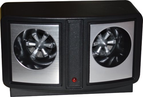 REPELLENTE AD ULTRASUONI PER TOPI - 300mq -2 speaker - dispositivo MAURER