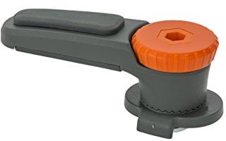 VAUDE 12503 Haifischzahn, QMR Rail Hook 2.0, QMR-Befestigungssystem 2.0, für VAUDE-Radtaschen, Gepäckträgerhalterung grau Einheitsgröße, Kompatibel mit Xe