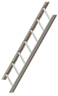 ff / fischer fachhandel Dachleiter/Dachauflegeleiter aus Alu (10, Natur)