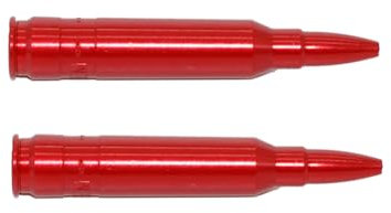 Flachberg Pufferpatronen 223 Aluminium Rot (2 Stück) Pufferpatrone .223