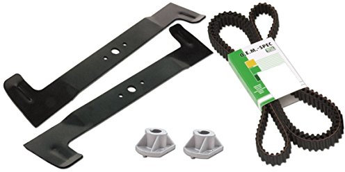 KIT RIPARAZIONE TRATTORINO CASTEL GARDEN TwinCut 122 LAME-CINGHIA-MOZZI