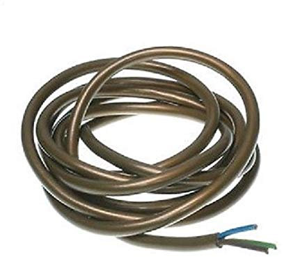 K M Electronics® 3 CORE Gold Lighting Cable Flex Wire 0.75MM 6 AMP Length 5M