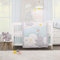 Disney Dumbo Shine Bright Little Star Bettwäsche-Set, 3-teilig, Aqua, Grau, Gelb und Orange, Bettdeckenbezug, Spannbetttuch, Staub-Rüschen, Aqua, Grau, Gelb, Orange