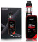 SMOK X-Priv 225W Mod mit TFV12 Prinz Verdampfer Tank 8ml E Zigarette Starter Kit,Ohne Nikotin (Schwarz Rot)