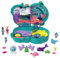 Polly Pocket Nutria Acuario Cofre con Forma de Nutria con muñecas y Accesorios, Juguete +4 años (Mattel HCG16)