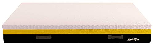 Baldiflex Einzelmatratze aus Latex und Kokosfasern, Natur Eco 25, Größe 80 x 190 cm, Höhe 25 cm