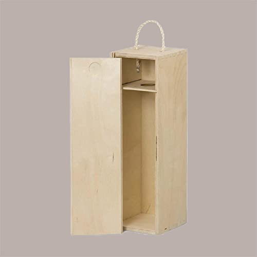 Lucgel Cassetta porta 1 bottiglia Magnum da 1,5 L in legno di betulla
