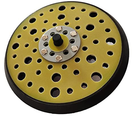 NC Ponceuse orbitale moyenne 150 mm 54 trous Densité moyenne aléatoire Crochet et boucle Support Pad pour CEROS DEROS