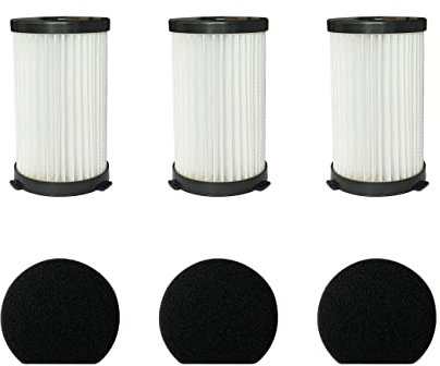 3 filtros de repuesto + 3 esponja para aspiradora MooSoo D600 D601 MooSoo D600 y Ariete Handy Force 2761, accesorios para aspiradora Iwoly V600