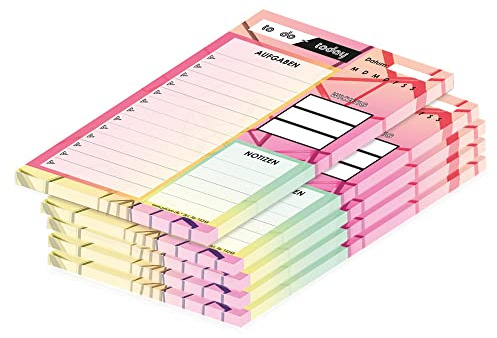 PRICARO To-Do Liste Today, A6, 5 Stück