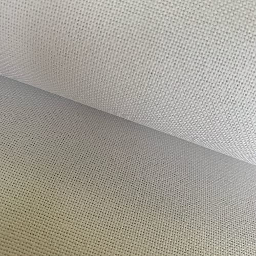 28 Count Evenweave Embroidery Cross Stitch Fabric, White, 150 x 100cm
