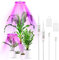 YUYMIKA 72 LED espectro completo Lámp para plantas, Luz de crecimiento con enchufe Euro y temporizador automático 3/9/12/24, Ajustable 10 brillo y 3 modos de luz, 11.8-59 pulgadas planta Lámp(2pcs)