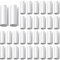 32 Piece Clamp, 20mm Clamp for 1/2 Inch PVC Pipe, Clamp for PVC Pipe Greenhouses, Light Grip ABS Snap Clamp, for Row Covers, Shelters, Bird Protection,2.4 Inches White (for 1/2 Inch PVC Pipe)