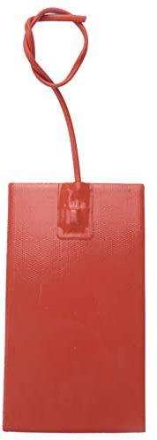 Frefgikty Coussin chauffant en silicone pour voiture 12 V 13 x 23 cm, bloc cylindre, plaque chauffante pour réservoir d' hydraulique