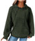 EMATOP Hoodie Damen Causal Baumwolle Kapuzenpullover Mode Waffel Sweatshirt mit Kapuze Pullover Langarm Einfarbig Kapuzenpulli Oberteile Herbst Winter Sport Langarmshirt Pulli Streetwear