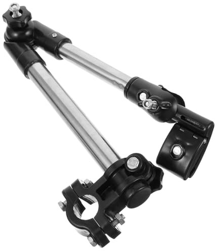 Yardwe Support De Parapluie pour Vélo Fixation Ajustable Acier Inoxydable La Pluie Soleil Design Compact Et Pratique pour Cyclistes