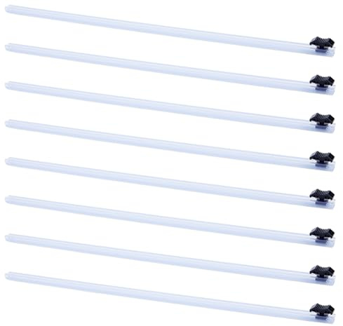 DICOSMETIC Curseur en Plastique de 33 mm Réutilisable pour Film Alimentaire Coupe Film Alimentaire Auto Adhésif Distributeur de Film pour Papier D'Aluminium Ciré