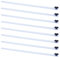 DICOSMETIC 8Pcs Plastic Slider Cutter 13 Reusable Cling Film Slide Cutter Self-Adhesive Slide Cutter Replacement Food Wrap Cutter Wrap Dispenser for Aluminum Foil Wax Paper