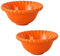 TYMYYS Ceramic Ramen Bowls Set of 2, Deep Soup Bowls for Asin Noodle, Pasta Salad Serving Bowl Large.-Orange-500ml