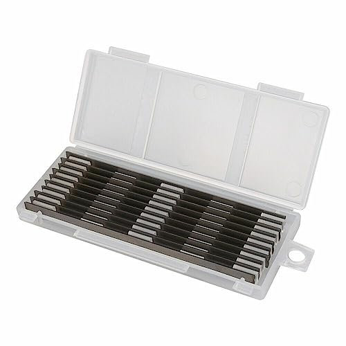 Lot de 10 lames réversibles HW (HM) 82 mm pour rabot électrique Makita