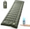 WARMTUYO Elektrisch Isomatte Selbstaufblasend, 12CM Verdicktes Camping Aufblasbare Matratze mit Kissen, Ultraleicht Wasserdicht Anti-Ripstop Luftmatratze Outdoor für Wandern, Outdoor, Zelt