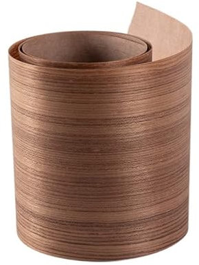 MNUPL 1 Rouleau de Teck Naturel (Grain Droit) placage Mince Fait à la Main Bricolage en Bois Massif Panneau décoratif Peau Haut-Parleur rénovation