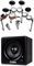 Alesis Nitro Pro XL und Amp - 10-Piece Electric Drum Set with Dual-Zone Mesh Pads, Bluetooth, USB MIDI, und 70W E Schlagzeug Monitor Lautsprecher, Rack-Montierbar