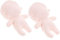 Toyvian 2st Puppe Puppe Verkleiden Sich Puppe Stoffpuppe Selber Machen Unfertige DIY-Puppe Gefüllter Puppenkörper Geschmeidige Plüschpuppe Kleines Plüschtier Pp Baumwolle