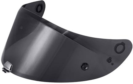 Visiera Casco,Visiera Per Casco Per Moto Sostituzione,Casco Parabrezza Moto Visiera a Lente Integrale per HJC RPHA-11/RPHA-70/HJ-26 (Nero)