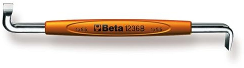 Beta 12360204 Model 1236 B1.2X8 Offset Screwdrivers for Slotted Head Screws, 1.2mm x 8mm