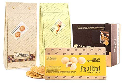 Dolci abruzzesi - Pan dell'Orso, Ferratelle, Amaretti e Frollini alla Mela Cotogna