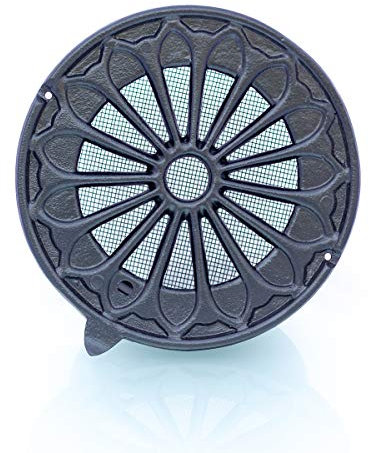 Antikas - Grille à air chaud, grille d'air, grille d'évacuation, grille d'aération avec moustiquaire.