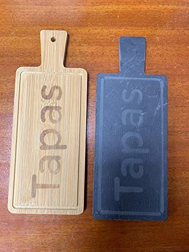Square Appetizer Tapas Serving Board with Handle