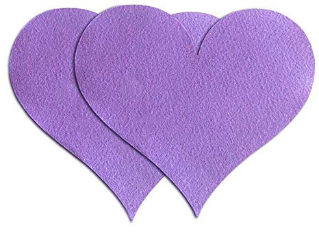 Primaflor - Ideen in Textil 2er Set Deko-Herzen Flieder Podium Hochzeits-Deko Valentinstag Deko Herz ca. 33x28cm