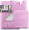 Clara Clark 3-teiliges Badezimmerteppich-Set, Samt-Memory-Schaum-Badematten für Badezimmer – rutschfeste PVC-Rückseite, Badteppiche, waschbare Badezimmerteppich-Matten – trocknet schnell,
