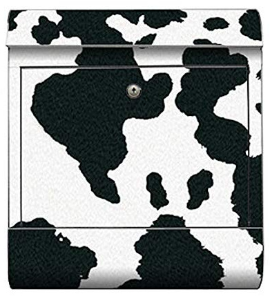 motivX-Ideenwerkstatt Briefkasten Kombi Wandbriefkasten mit Motiv Kuhfell